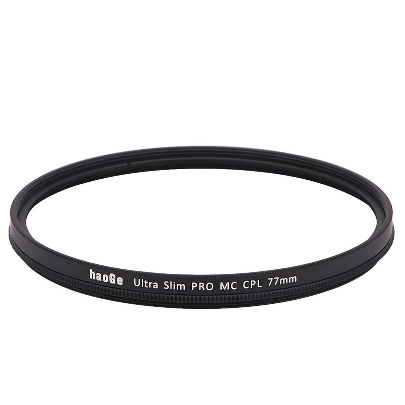 Haoge 77mm MC CPL Multicoated Circular Polarizer Polarizing Lens Filter for Canon 70-200mm f/2.8L, 17-40mm f4L, 100-400mm f/4.5-5.6L, 24-105mm f/3.5-5.6, 24-105mm f/4L is, 24-70mm f/4L Lens