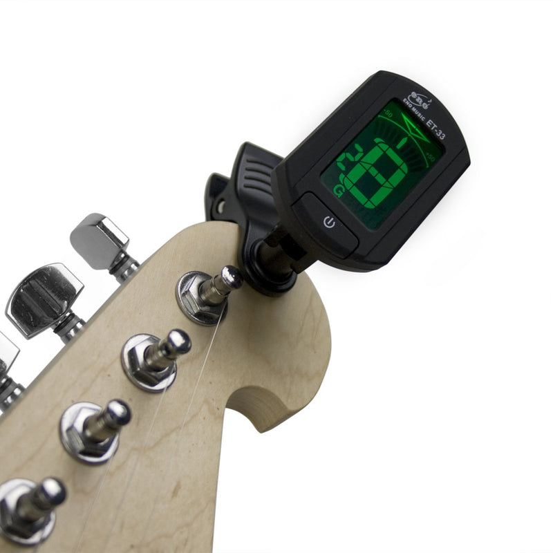 ENO ET-33 Chromatic Clip-on Tuner for Guitar/Bass/Ukulele and Violin