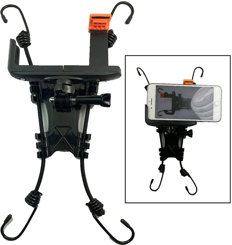 3 in 1 Universal Action Camera Chain Link Fence Mount for Action Camera/Digital Camera/Cell Phone Fence Mount - Ideal Backstop Camera Mount for Recording Baseball,Softball and Tennis Games