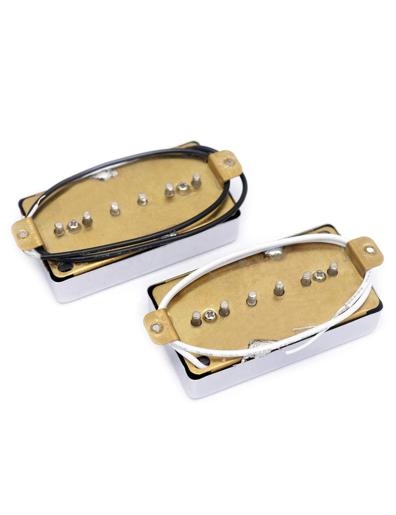 Metallor Humbucker Pickups Bridge and Neck Set for Les Paul P90 Style Electric Guitar. (CR)