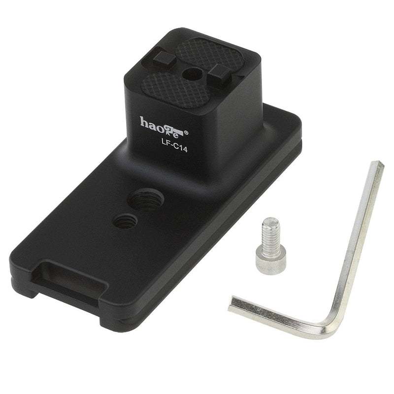 Haoge LF-C14 Lens Collar Replacement Foot Tripod Mount Ring Stand Base for Canon EF 100-400mm f/4.5-5.6L is II USM Lens Built-in Arca Type Quick Release Plate