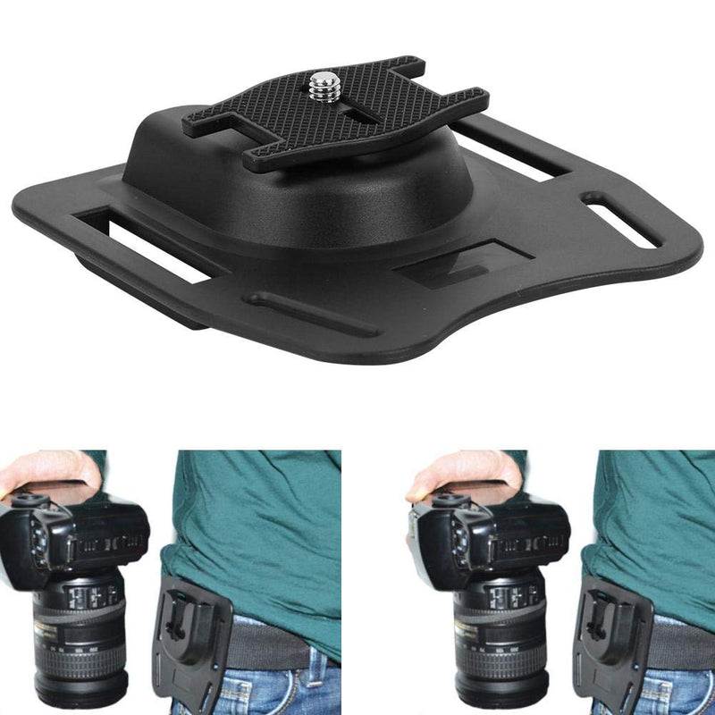 V BESTLIFE Camera Clip, Waist Belt Mount Holder Clip Camera Hanger Mount Quick Release Bracket for DSLR with 1/4 Screw