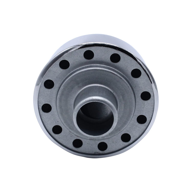 Chrome Finish Steel Round Valve Cover Push In Breather Grommet for 1-1/4" Hole Valve Cover Fits for SBC BBC SBF 327 350 302 454 502