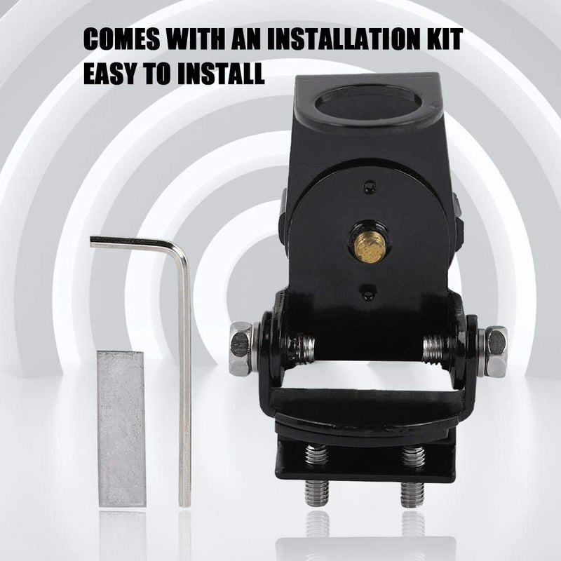 Bewinner Adjustable Antenna Mount Bracket for Car Radio Support 180 ¡ã Rotation Antenna for Car Radio Support Car Antenna with Anti-Scratch Pad