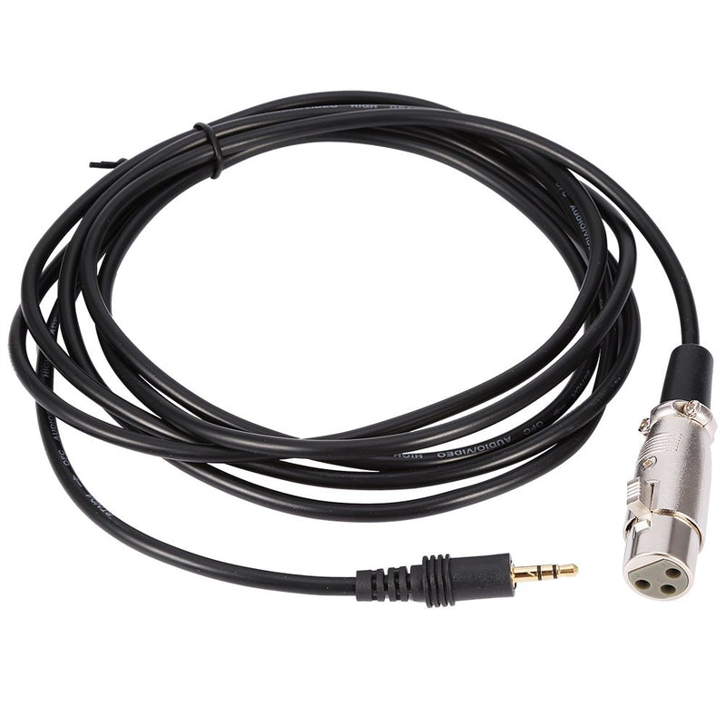 [AUSTRALIA] - Zerone 10FT 3 Pin XLR Connector Female to 1/8" 3.5mm male Stereo Jack Microphone Audio Cord Cable Stereo Mini Jack AUX Cord Audio Cable - 10 Feet 