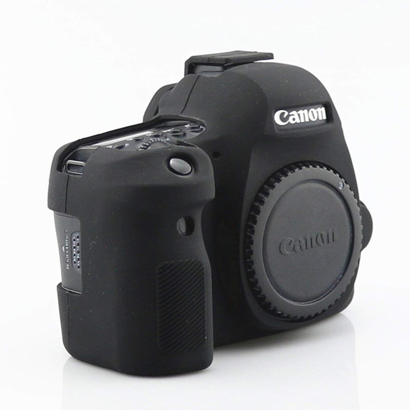 6D Mark II Silicone Case, TUYUNG Camera Housing Case Protective Cover Skin, Compatible with Canon EOS 6D Mark II, Black