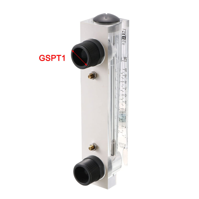 uxcell 1" PT Thread Input 2-20 GPM Water Liquid Flow Measuring Flow-Meter