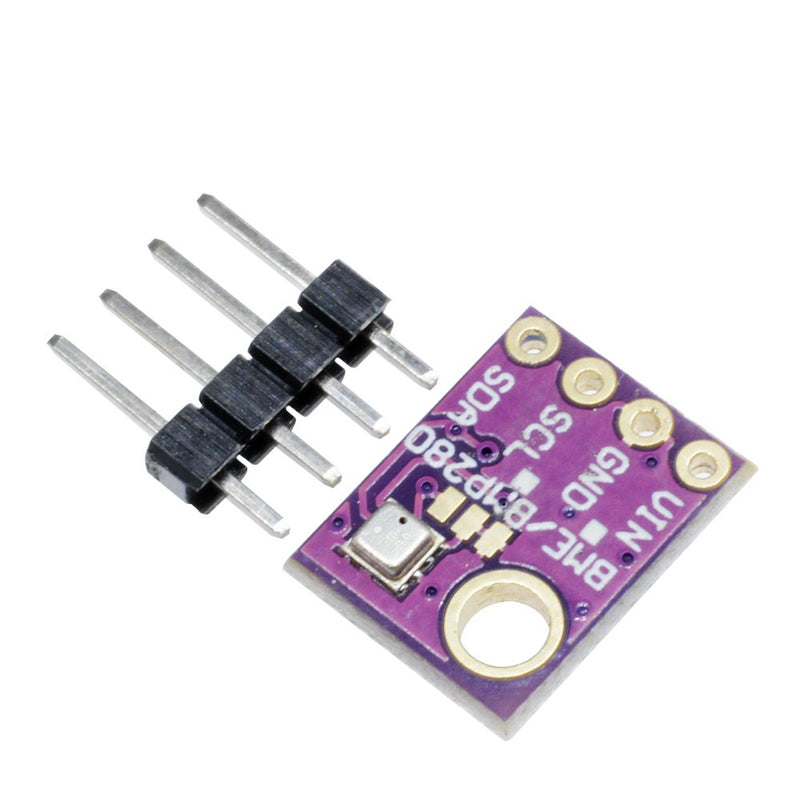 Diymore 2pcs BME280 5V Temperature Humidity Sensor Atmospheric Barometric Pressure Sensor with IIC I2C Breakout for Arduino BME280 2pcs