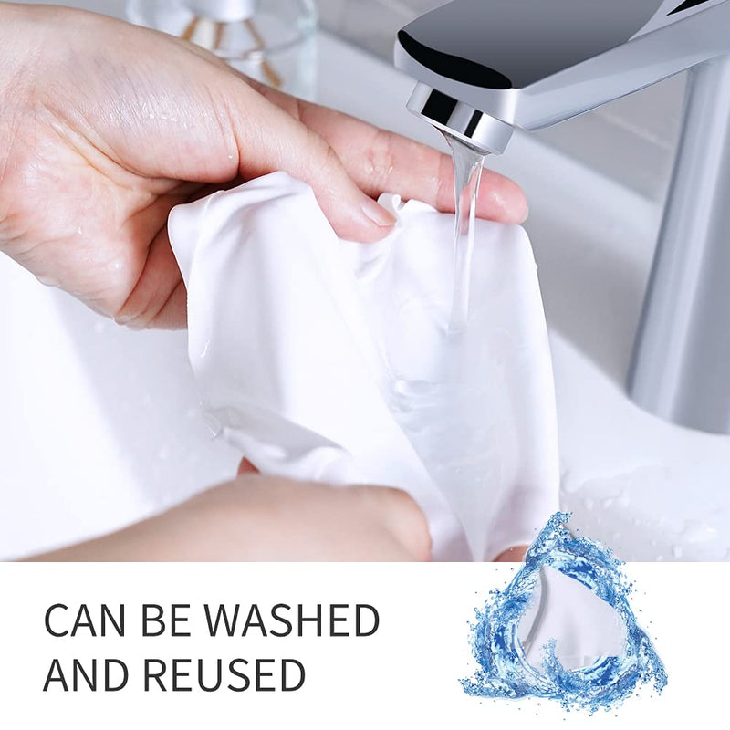 K&F Concept Microfiber Cloths for Camera Lens Washable 20-Pack 6x4in Vacuum Wrapped Electronic Glean Cloth, Optics Precision Instrument Screen Monitor Glasses Cleaning Cloth 20 Pack