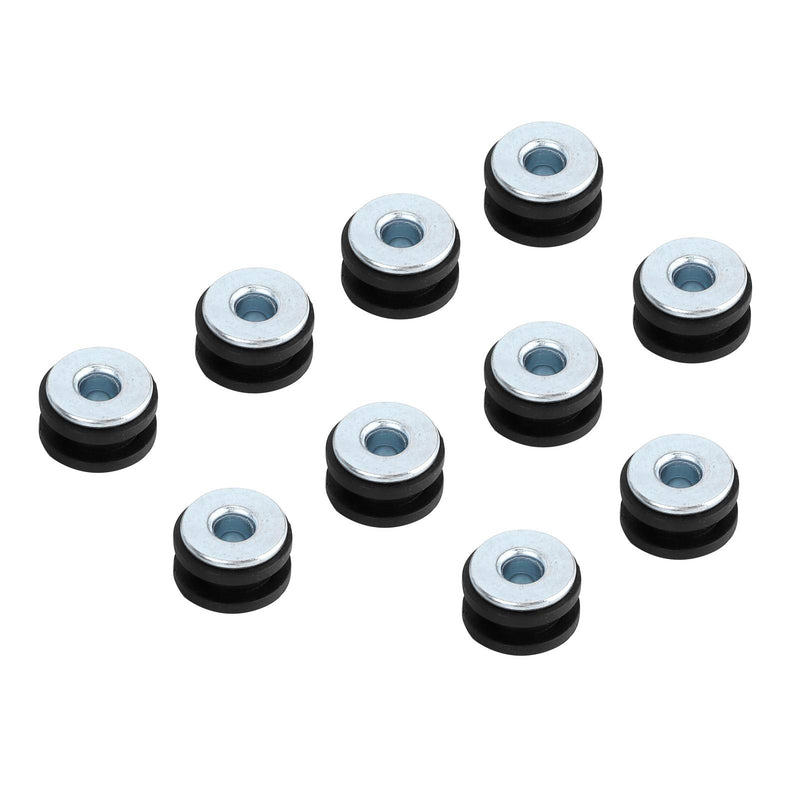 Motorcycle Rubber Grommets, Motorcycle Rubber + Steel Grommets Kit Replacement Accessories Motorcycle Grommets Kit for Fairings Cowling rubber grommet selection