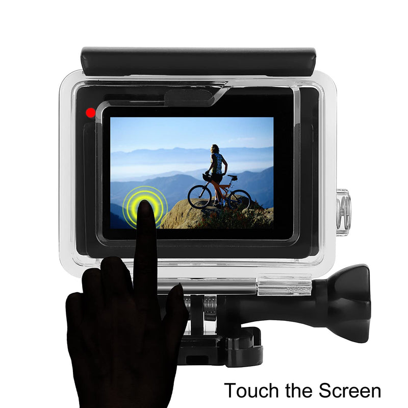 YALLSAME Skeleton Case for GoPro Hero 4 Hero 3+ Hero 3 with Tripod Mount & Quick Release Buckle Easy Charging Open Connectable Protective Housing Case Accessories for Go Pro 4 3 3+