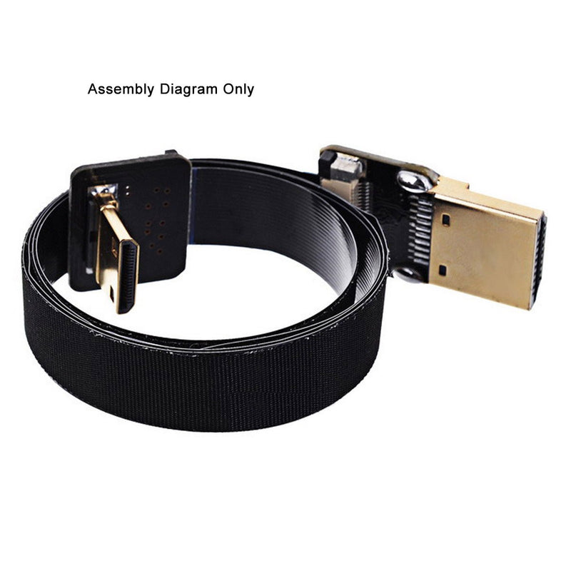 [AUSTRALIA] - CY CYFPV Micro HDMI Type D Male Connector Standard Straight for FPV HDTV Multicopter Aerial Photography Micro-HDMI Straight 