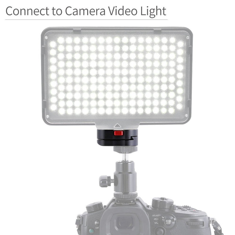 FEELWORLD Field Monitor Quick Release Plate for 3.5 5 7 inch DSLR Camera Monitor Magic Arm Video Light Monitor Cage With 1/4 Inch Screw Compare with FEELWORLD FW450 F570 F6 T7 FH7 T756 FW703 FW759 FW7