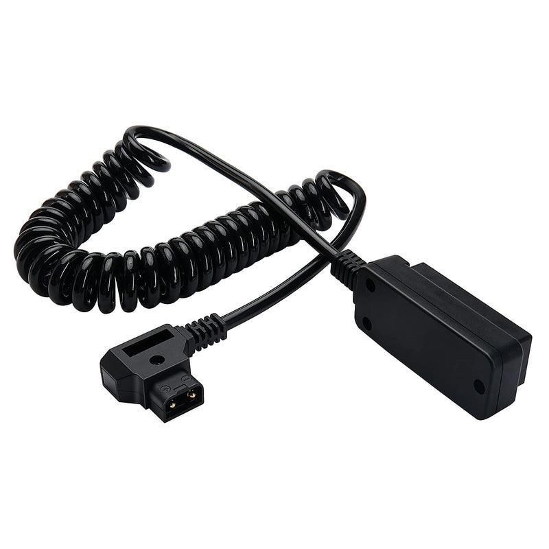 ANDYCINE D-tap B Type to 4-Port Female D-Tap Adapter Splitter Coilded Cable for Photography Power Converter