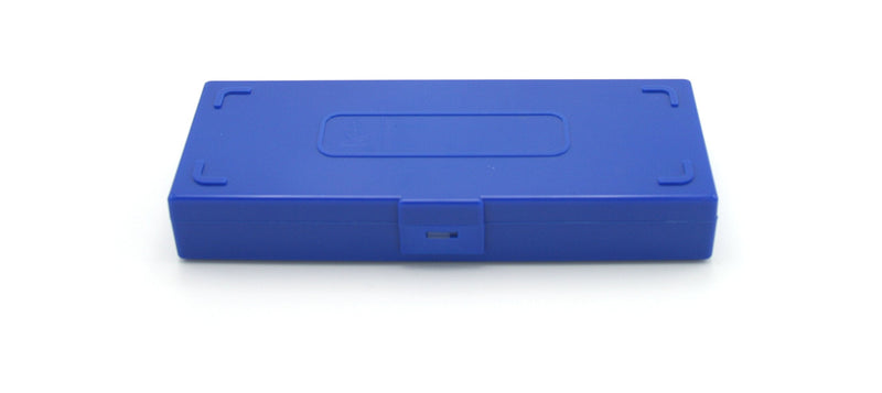 [AUSTRALIA] - Heathrow Scientific HD15996A Blue Cork Lined 50 Place Microscope Slide Box, 8.3" Length x 3.38" Width x 1.25" Height 
