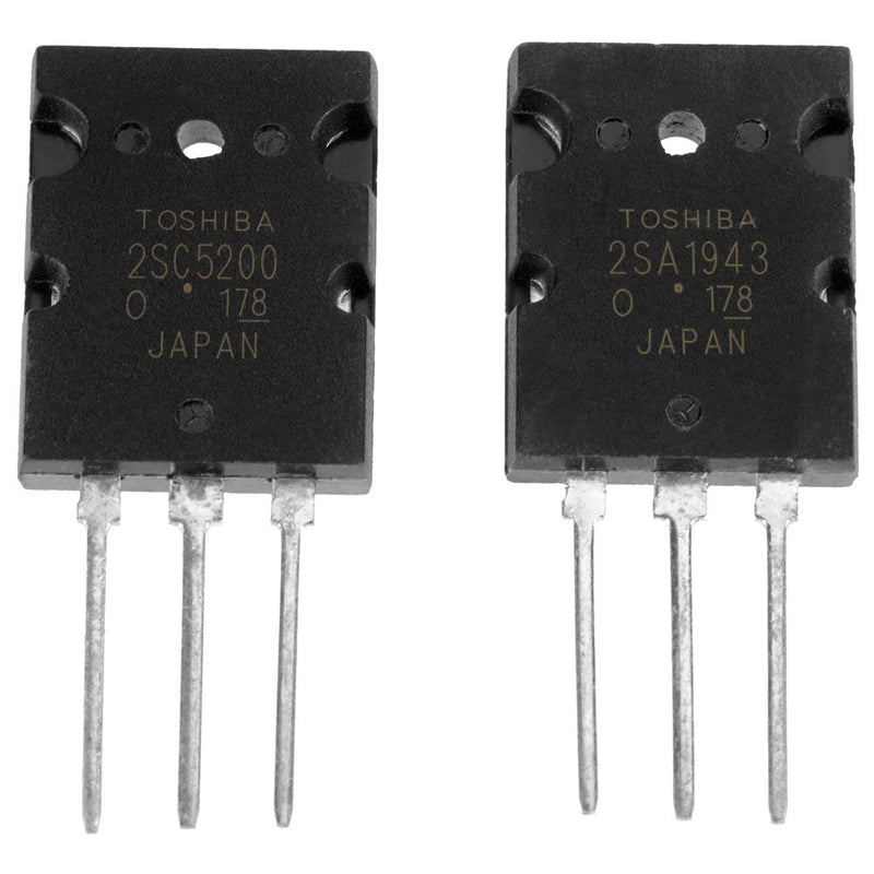 High Power Amplifier Transistor Matched Audio Silicon Transistor for Model 2SA1943 2SC5200, 5 Pairs