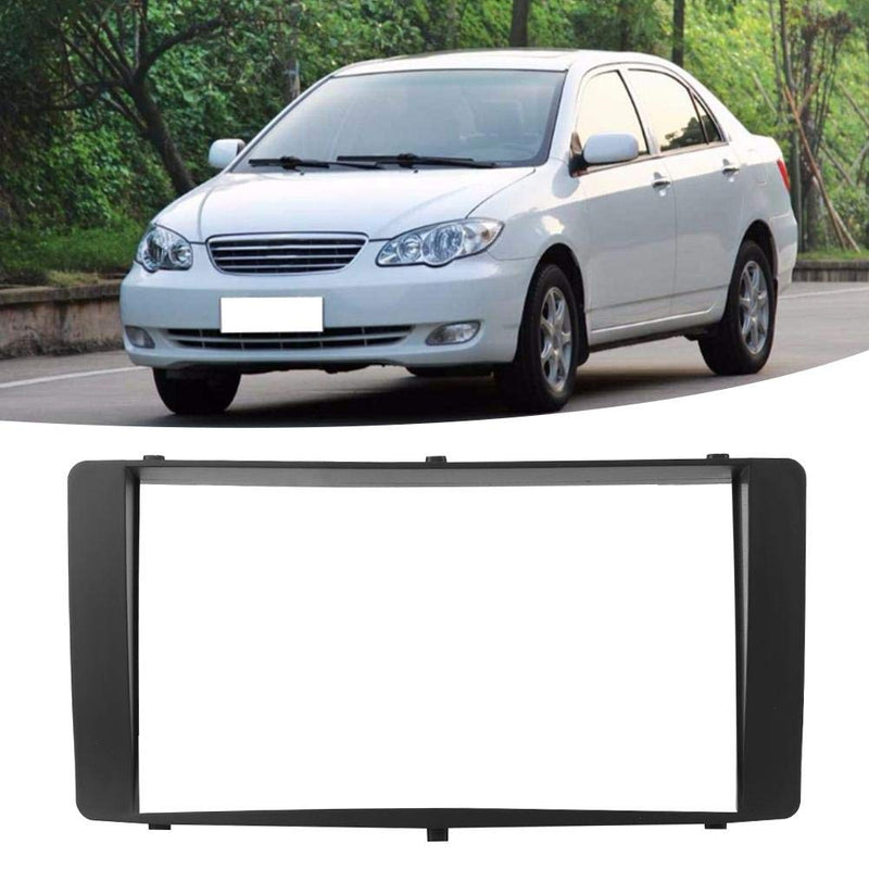 Navigation Modified Frame Radio Dash Panel, Car Stereo Radio Fascia Dash Panel 2 Din Frame Trim Kit Fit for BYD F3 2005-2019