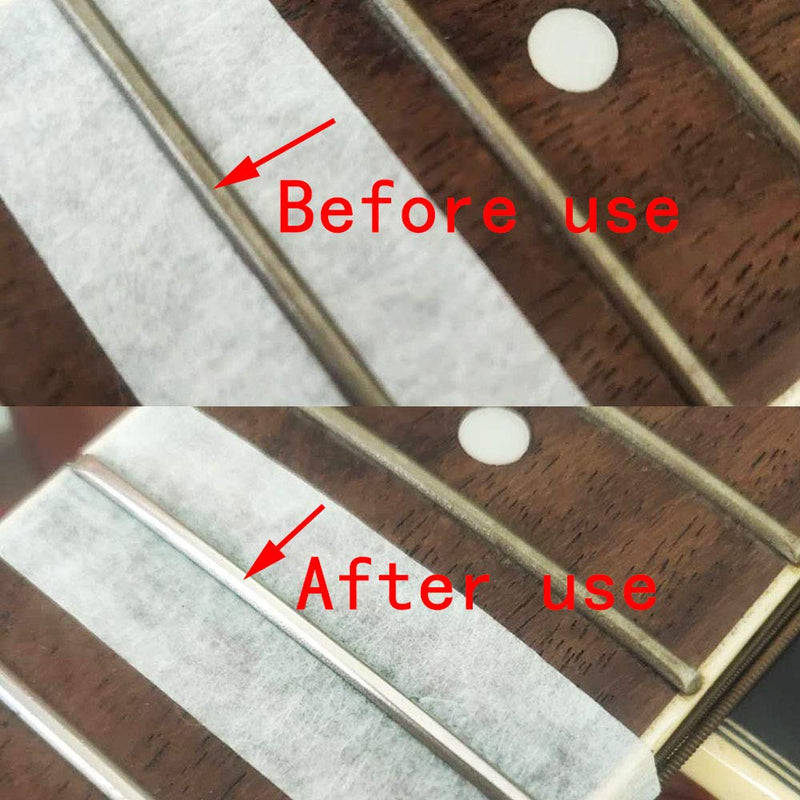 Baroque Guitar Fret Grit Erasers Easy & Fast Polishing Abrasive Rubber Blocks Cleaner Tools kit for Guitar Fret & Strings, Set of 5 Size in 180 400 1000 1500 2000 Grit (FSE-20)