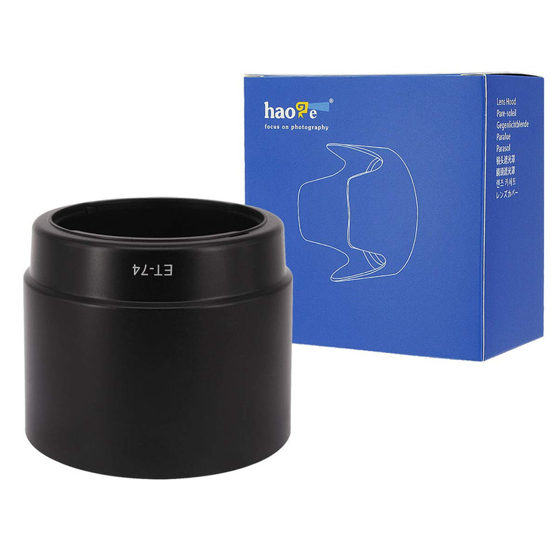 Haoge Bayonet Lens Hood Compatible with Canon EF 70-200mm f/4L USM and Canon EF 70-200mm f/4L is USM Lens Replaces Canon ET-74