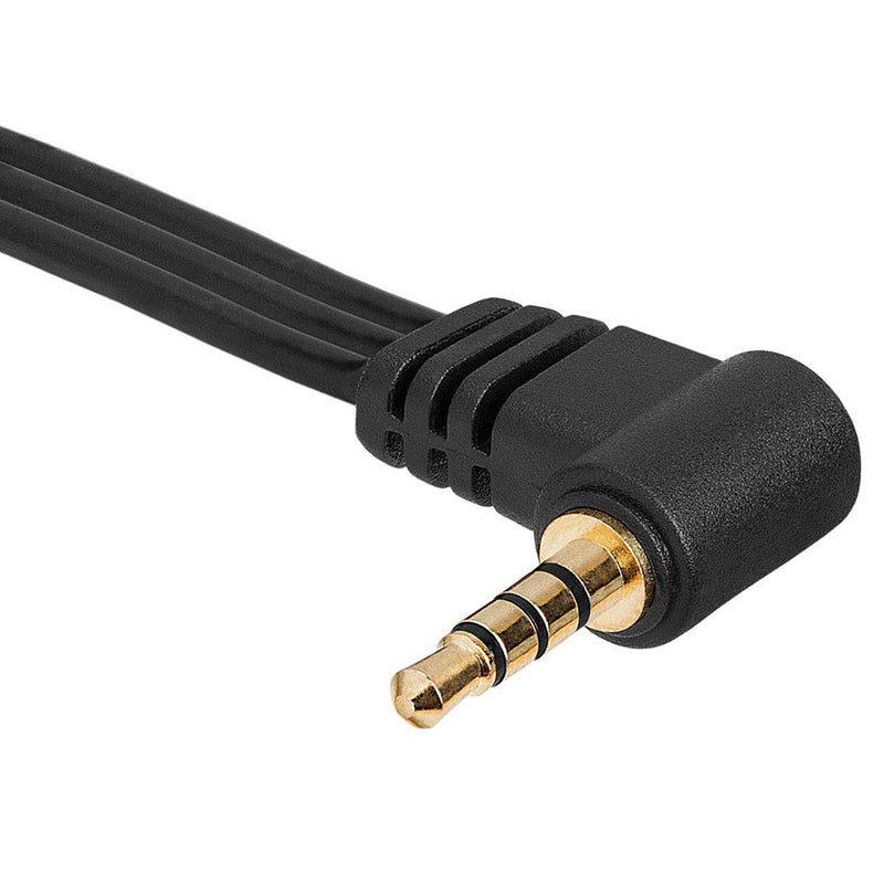 Cmple - 3.5mm to 3 RCA Camcorder Video Audio Cable - 6 ft