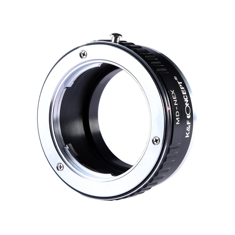 K&F Concept Lens Mount Adapter Compatible with Minolta MD MC Lens to NEX E-Mount Camera,fits a6500 a6600 a6300 a6000 a7 Black