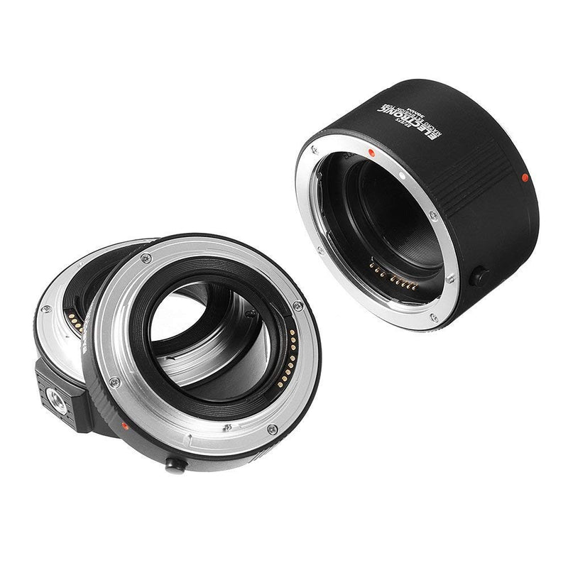 Fotga Electronic Auto Focus Macro Extension Tube Set for Canon EOS EF & EF-S Mount 5D2 5D3 5DIV 5DS 5DSR 6D II 7D/7DII 77D 80D 650D 750D 800D 1300D 1500D DSLR Cameras, 13mm+20mm+36mm Set