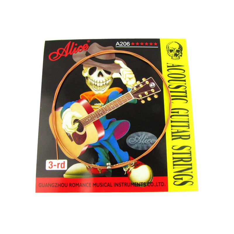 Musiclily Alice Phosphor Bronze Folk Acoustic Guitar 3rd G Strings,Light(Pack of 10)
