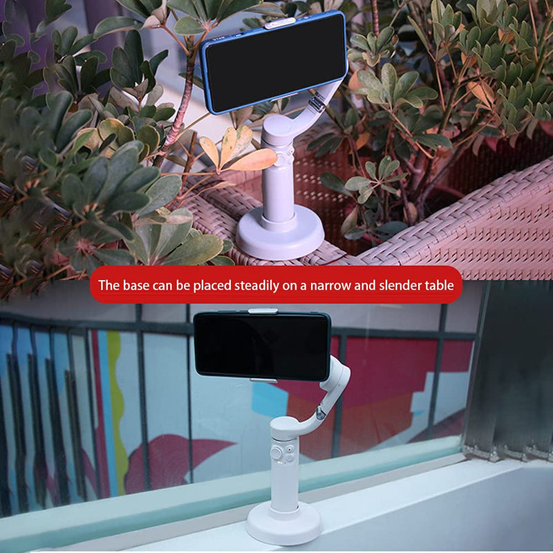 OM5 Base Stabilizer Accessories Handheld Gimbal Phone Stand Mount Base for DJI OM5 White