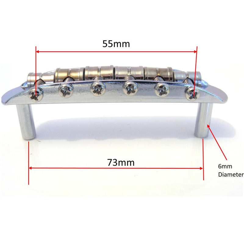 Replacement black bridge for Mustang guitar (Jaguar Jazzmaster)