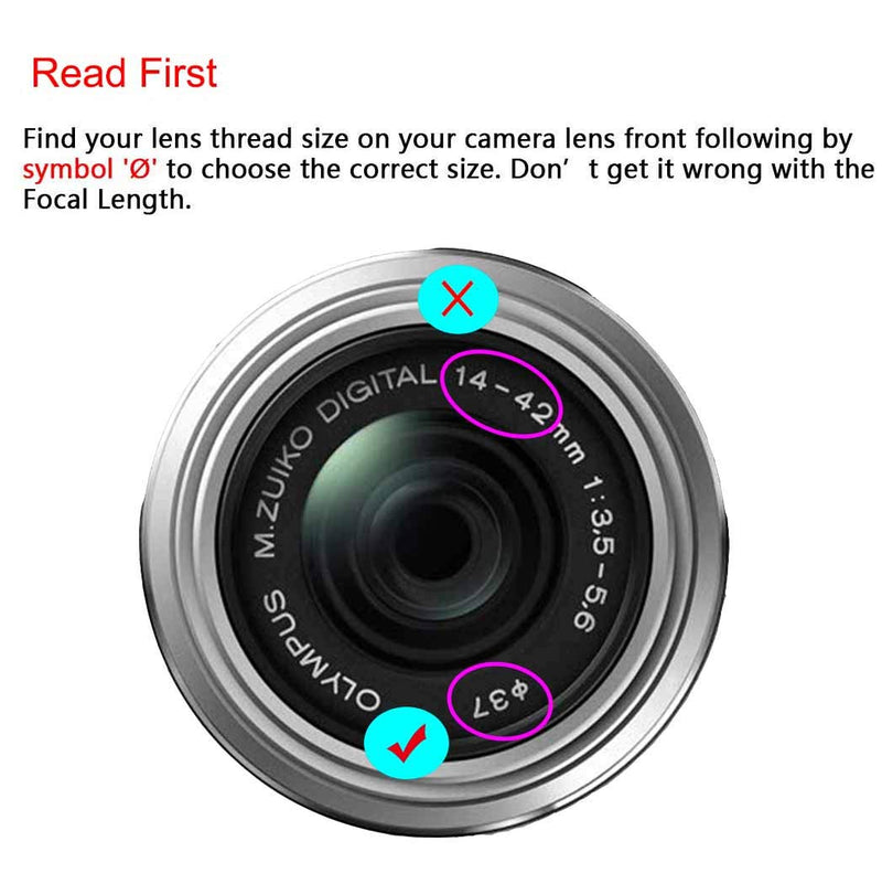 ULBTER 37mm Lens Cap Lens Cover for Olympus OM-D E-M10 Mark III II E-PL9 E-PL8 E-PL7 E-PL6 E-PL3 E-PL2,Olympus M.ZUIKO 14-42mm 1:3.5-5.6 Lens Cap-3 Pack