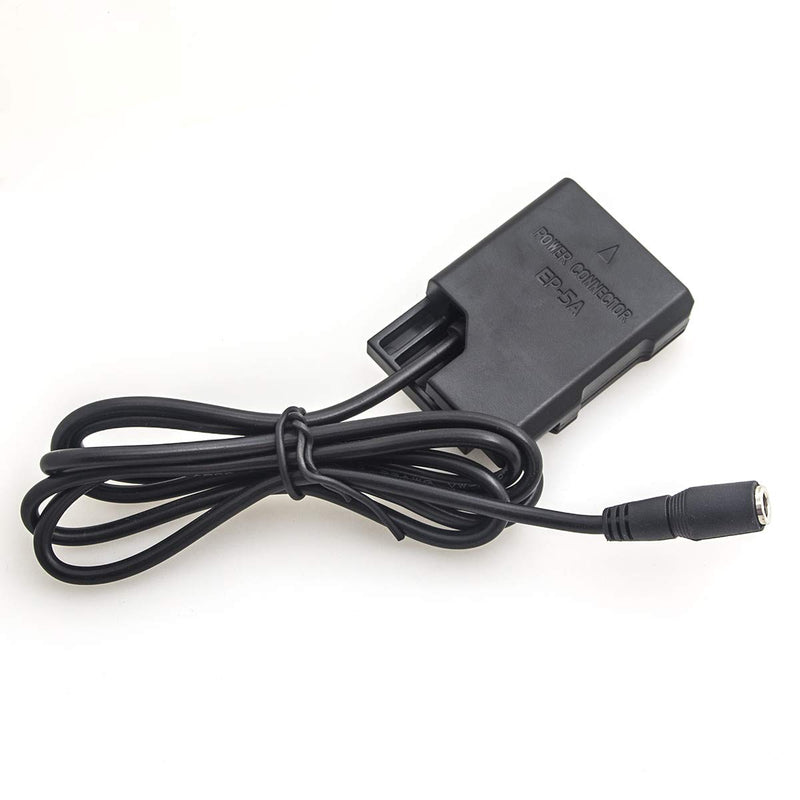Runshuangyu EP-5A Power Supply Connector EN-EL14 Dummy Battery Pack Adapter DC Coupler for Nikon D5600 D5500 D5100 D5200 D5300 D3200 D3100 D3300 D3400 D3500 DF P7800 P7700 Camera
