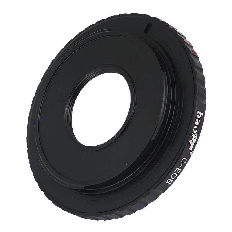 Haoge Manual Lens Mount Adapter for C-Mount CCTV Cine Movie Film Lens to Canon EOS Rebel 80D 70D 60D 50D 550D 500D 5D 5DS 7D EF EF-S Mount Camera