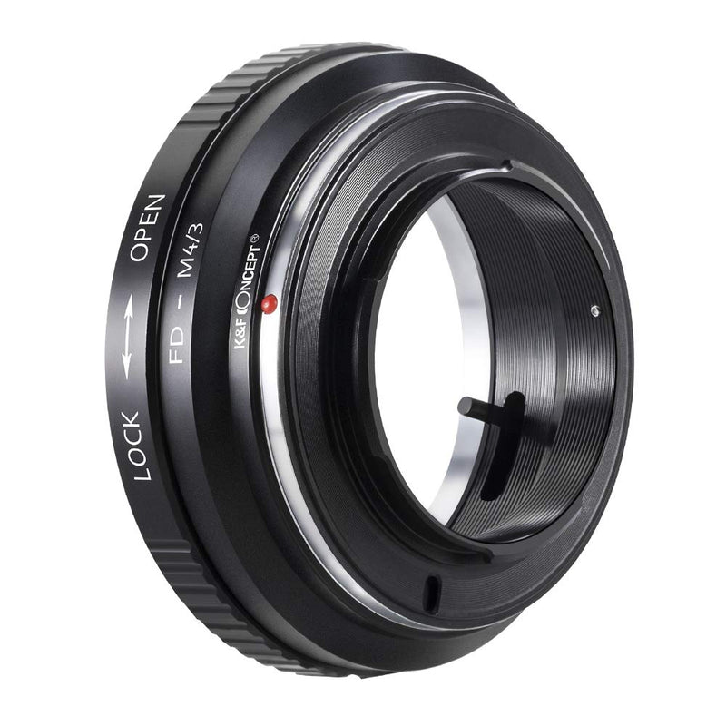 K&F Concept Lens Mount Adapter Ring for Canon FD Lens to Micro Four Thirds M4/3 Olympus Pen and Panasonic Lumix Cameras FD-M4/3