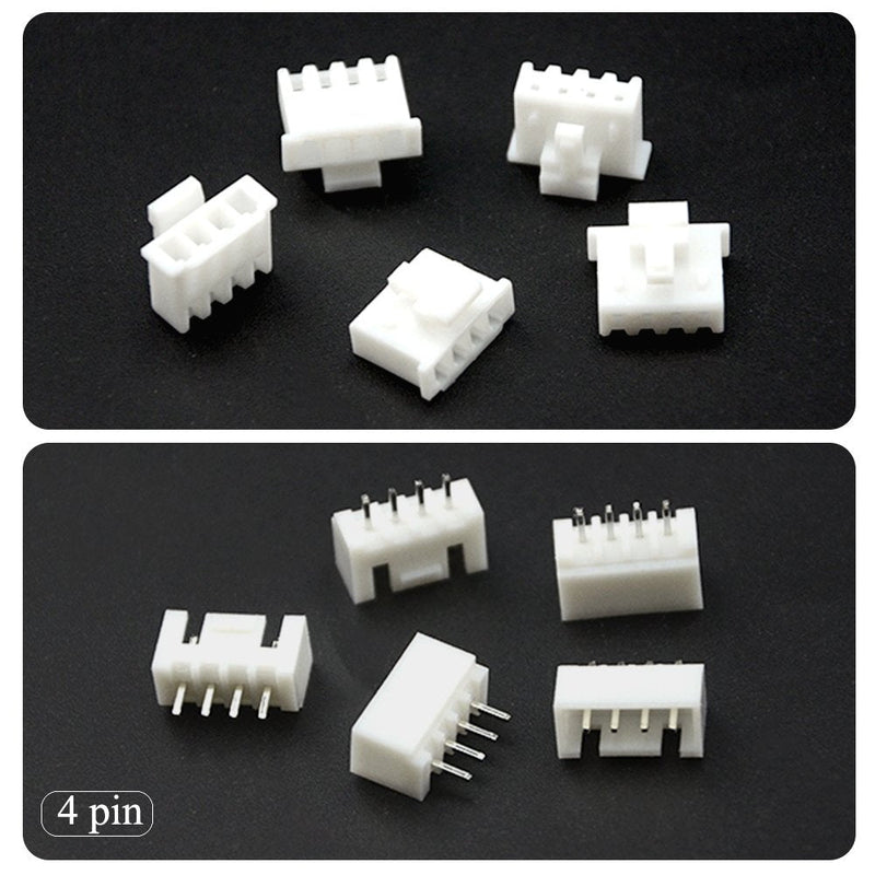 WMYCONGCONG 440 PCS 2.54mm 2 3 4 5 Pin Housing and Female Pin Header Terminal Connector Kit Compatible with JST-XHP (2 3 4 5 Pin)