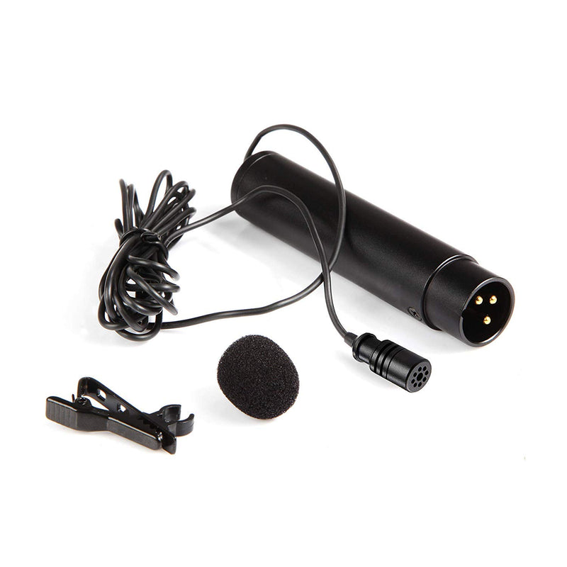 [AUSTRALIA] - XLR Lavalier Cardioid Microphone, BOYA BY-M4C Phantom Power Clip-On Lapel Mic Compatible with Zoom, Camcorders, Canon, Sony, Panasonic,Tascam for Music, Podcast, Live Stream, Filming YouTube Recording 