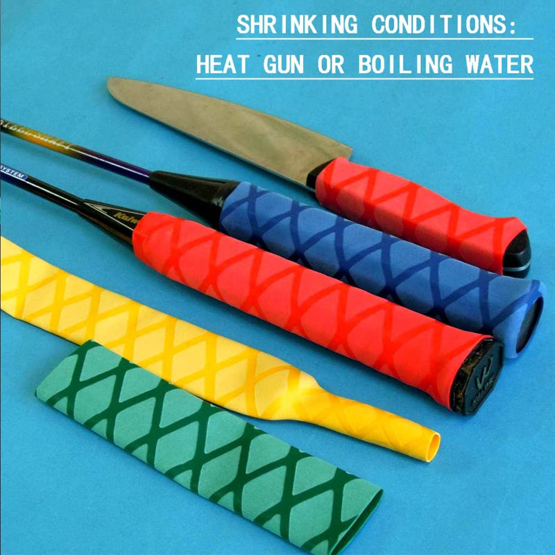 [AUSTRALIA] - WOER Fishing Rod Shrink Wrap 2:1 Dia 0.6", 0.8", 1", 1.2", 1.4", 1.6" Fishing Rod Grip Wrap Industrial Heat Shrink Tubing Fly Fishing Accessories Red Φ25mm 