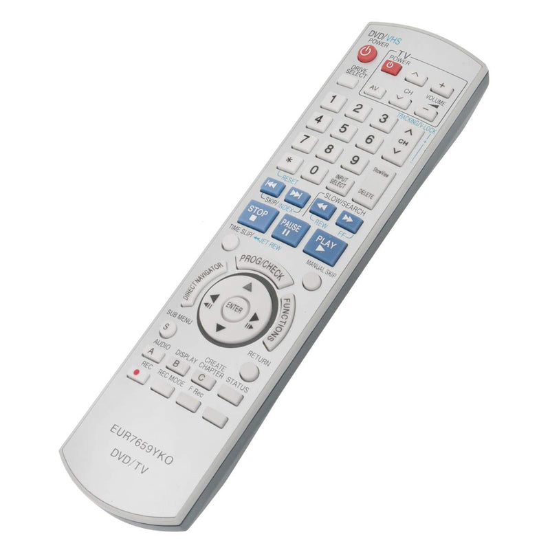 [AUSTRALIA] - EUR7659YKO Replacement Remote Control Applicable for Panasonic DVD Recorder DMR-ES15 DMR-ES30V DMR-E35V DMR-ES10 