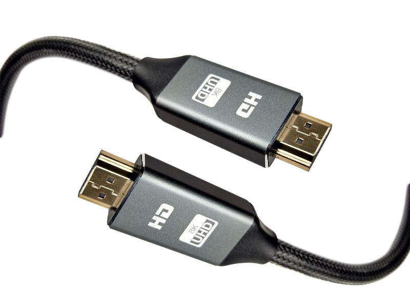 3M/10Feet 8K HDMI Cable, HDMI2.1 Cable, HDR, HDCP2.2, 3D, High Speed 48Gbps,8K@60Hz 7680P, HDCP 2.2, 4:4:4 HDR, eARC Compatible with Apple TV, Samsung QLED TV 3M/10Feet