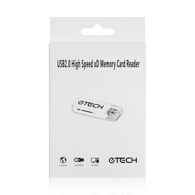 eTECH USB2.0 High Speed xD Memory Card Reader Supports Olympus and Fuji XD Picture Card 1GB 2GB