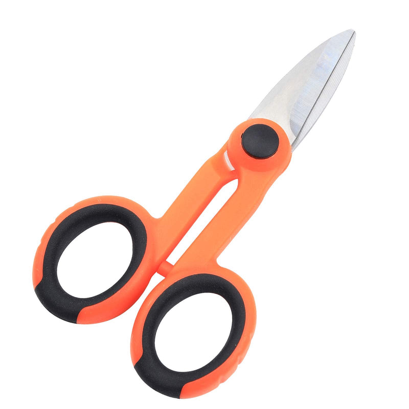 Optic Fiber Cable Cutter Stripper Scissors for Fiber Optic Kevlar Shears with Double Hole Pliers