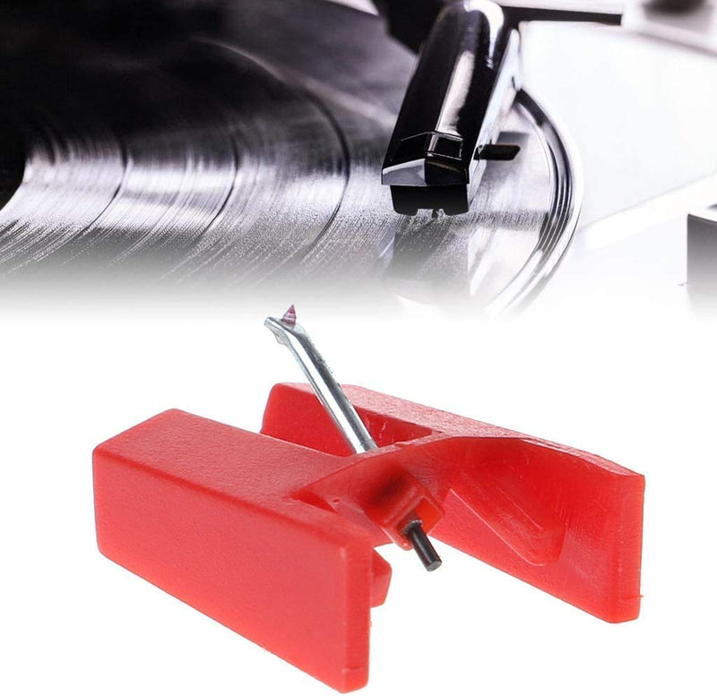 [AUSTRALIA] - 2Pcs Ruby Diamond Stylus Replacement Record Player Stylus Turntable Needles for ION ICT04RS - ION TTUSB,TTUSB10,ITTCD10,LPDock,LP2CD,LP2Flash,Crosley NP4,IProfile and Profile Flash 