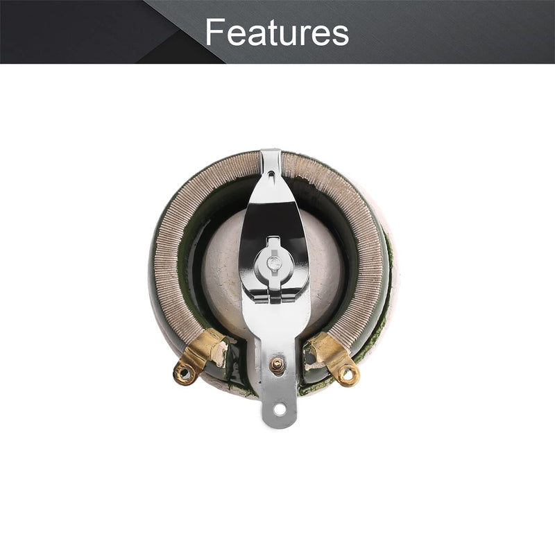 [AUSTRALIA] - Fielect 150W 500 Ohm Ceramic Wirewound Potentiometer Linear Rotary Resistor Rheostat with Knob 150W 500R 