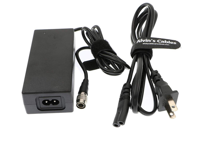 Alvin's Cables Sound Devices XL WPH3 AC Adapter for 702T Recorder 4 Pin Male Hirose to AC