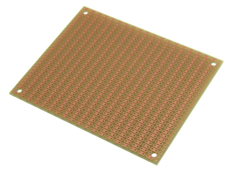 PR2H2 (Two-Pack) ProtoBoard-2H-2, 2-Hole Strips, 1 Sided PCB, Size 2 = 100 x 80mm (3.94 x 3.15in)