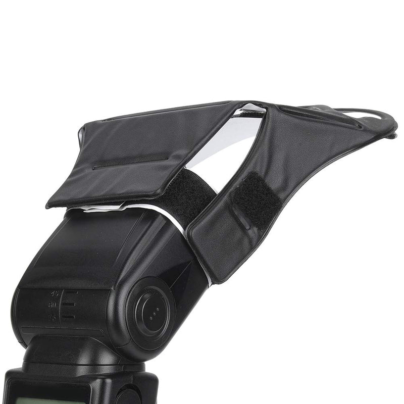 Pomya Flash Diffuser Reflector Kit,Universal SLR Camera Top Flash Light Lamp Reflector Board Set for SLR Camera Top Flash Light (Silver, White,Golden)