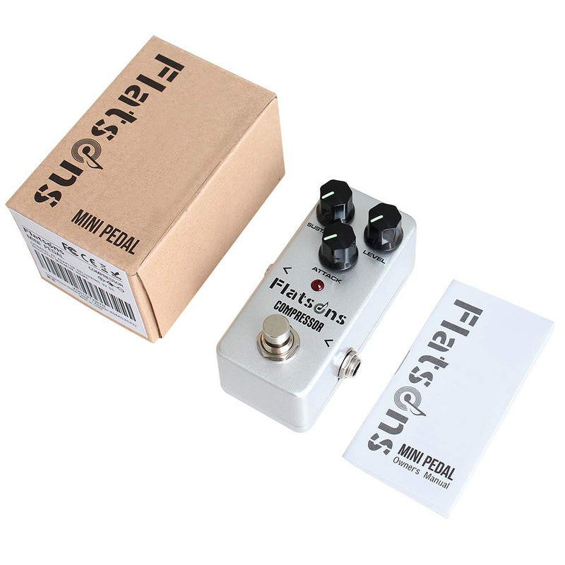 [AUSTRALIA] - Compressor Guitar Pedal Mini Effect Processor Dynamic Fully Analog Circuit Universal for Guitar and Bass Exclude Power Adapter Three Adjustment Knobs 