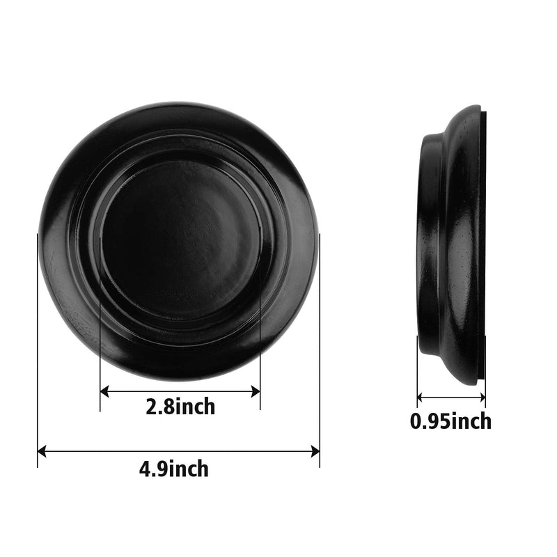 [AUSTRALIA] - Eison Piano Caster for Grand Piano, Wood Piano Caster Cups Floor Protectors for Hardwood Floor,with Non-Slip & Anti-Noise Foam Piano Casters Pad, Set of 3,Black Black 
