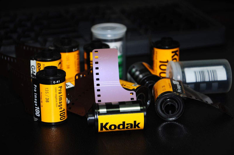 Film Canister with Caps for 35mm Film (Black 30)