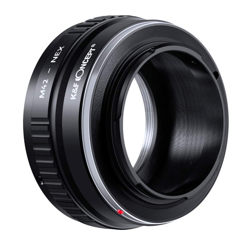 M42 to e Mount, K&F Concept Lens Mount Adapter M42 Lens to Sony NEX E-Mount Camera for Sony Alpha NEX-7 NEX-6 NEX-5N NEX-5 NEX-C3 NEX-3 M42-NEX