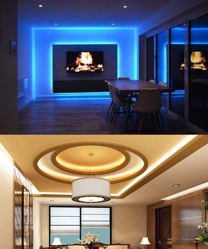 [AUSTRALIA] - MINGER Led Strip Lights 16.4ft, for Home, Kitchen, Bedroom, Dorm Room, Remote Control, RGB 16.4 FT 